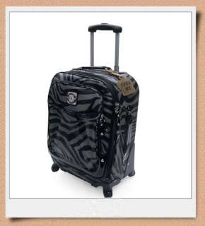   Rolling Expandable Suitcase in Brown w/ 360 degree spinner Wheels