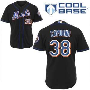  Chris Capuano New York Mets Authentic Alternate Black Cool 