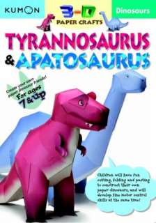   Dinosaurs T Rex & Apatosaurus Kumon 3 D Paper 