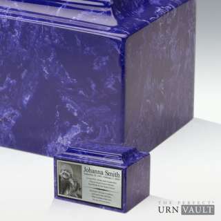 Cobalt Classic Marble Keepsake   The Perfect Urn Vault   