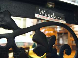 Vintage Woodard Orleans Black Wrought Iron Coffee Table  