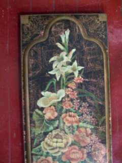 Painted Wooden Panel Screen Thailand  