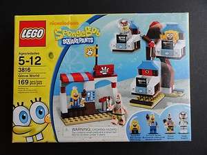   WORLD Spongebob Squarepants Lego Set #3816 2011 4 Minifigs  