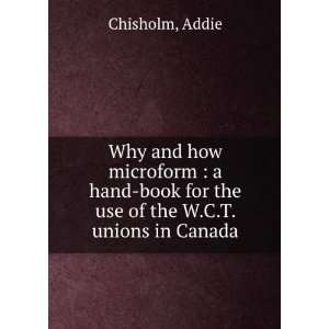Why and how microform  a hand book for the use of the W.C.T. unions 