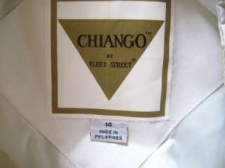   Chiango by Fleet Street Womens Raincoat Off White Full Length  