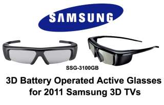 NEW Samsung SSG 3100GB Bluetooth 3D Active Glasses 2011  