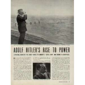 Adolf Hitlers Rise to Power   A picture album of the early years of 