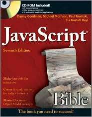 JavaScript Bible, (0470526912), Danny Goodman, Textbooks   Barnes 