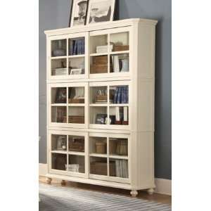    Hamptons Collection White Stackable Bookcase