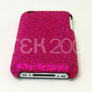 2X Iphone 3G/S Glitter Back Case & Mirror Screen Cover  