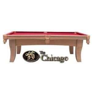  The Chicago Pool Table (Mahogany Finish) Sports 