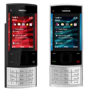 New Unlocked NOKIA X3 3MP Quadband GSM Phone Red/Blue 758478020876 