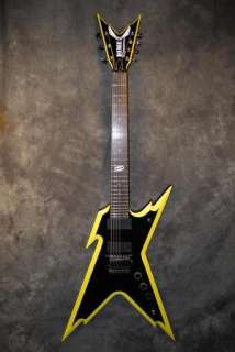 Dean Guitar Dimebag Razorback 255 Black Yellow 7 NEW  