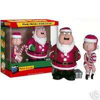 FAMILY GUY PETER & LOIS CHRISTMAS WACKY WOBBLER BOX SET  