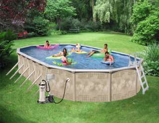 SWIMMING POOL COMPLETE PACKAGE 15 x 24 x 52 OVAL  