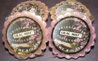 Bridgewater Tarts wax potpourri Lilac Mist .8oz flowers  