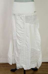 MISS SIXTY NWT Porzia A Line Skirt in WHITE   S  
