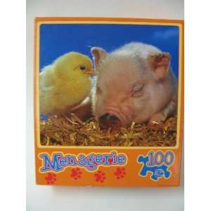  Menagerie 100 Piece Puzzle    Not a Peep Toys & Games