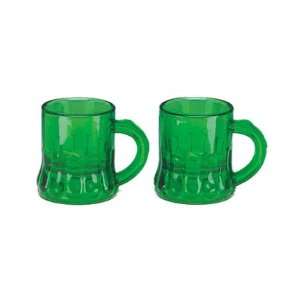    St. Patricks Day Mini Green Beer Mug Shot Glass Toys & Games