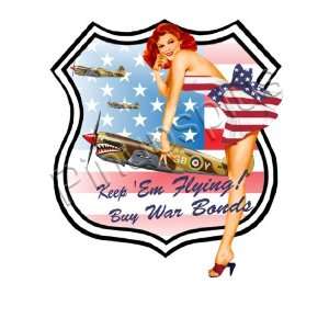  Nose Art Pinup Decal P40 Warhawk WWII S283 Musical 