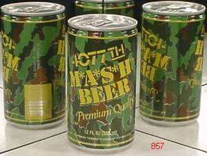 MASH 4077 TH BEER A/A CAMOUFLAGE CAN GENERAL BREWING VANCOUVER 