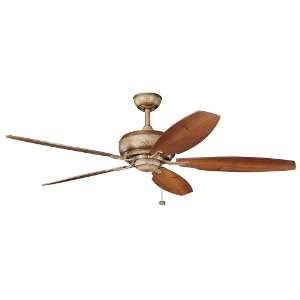 Whitmore Collection 60ö Canyon Stone Ceiling Fan with Walnut Blades 