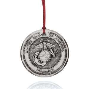   Handmade US Marines Ornament by Wendell August Forge