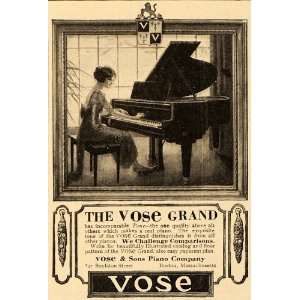  1924 Ad Vose Grand Piano Tone Challenge Comparison Sons 
