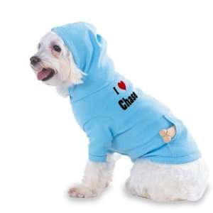  I Love/Heart Chase Hooded (Hoody) T Shirt with pocket for 