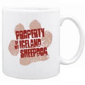  New  Property Of My Iceland Sheepdog  Mug Dog