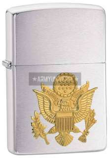 Military Army USA Made Zippo Lighter (Empty)  