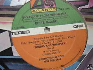 BETTE MIDLER   Big Noise From Winnetka   DISCO 12  