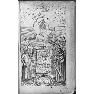  Astrological chart,Copernicus,Galileo,Kepler,1640