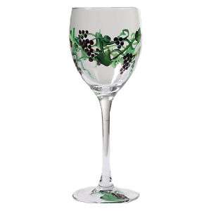 Creative Hand Grape Vine Hand Painted Wine Glass  