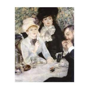  After Lunch by Pierre Auguste Renoir. Size 17.18 inches 