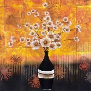  T.C. Chiu 24W by 24H  Floral Vase I CANVAS Edge #2 1 