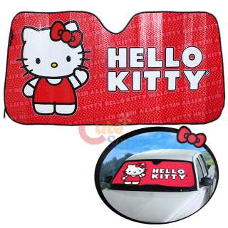 Sanrio Hello Kitty Windshield Sun Shade Auto Accessories Core 1