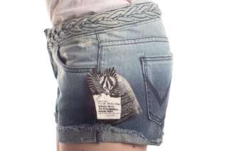 Volcom Womens Bonn 5 Pocket Shorts Size 5 Denim Fade  