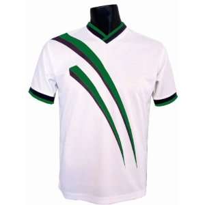 Epic AGGRESSOR Custom Soccer Jerseys   8 Colors  SALE WHITE/FOREST YXS