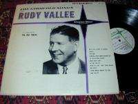 RUDY VALLEE Stereo 50s LP THE GOOD OLD SONGS Nostalgia  