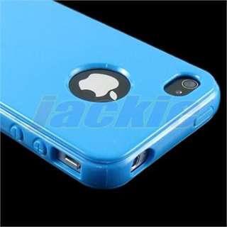 Colorful Soft Rubber Gel TPU Milk Skin Case Cover For iPhone 4 4G 
