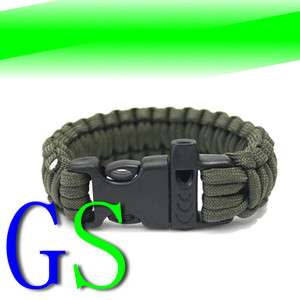 550 Paracord Survival Bracelet Military Camping Kits  