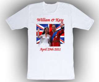 Prince William & Kate Middleton Royal Wedding T Shirt  