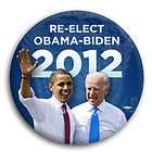 Re Elect Barack Obama Joe Biden 2012 President Button P