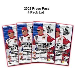 Press Pass Nascar 2002 Four Pack Lot