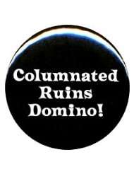 Beach Boys Columnated Ruins Domino Button/Pin