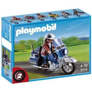  Playmobil Touring Motorcycle with Rider Toys & Games