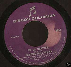 SONORA SANTANERA EL LA CANTINA/NAUFRAGIO COLUMBIA 9586  