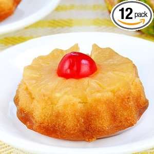 DessertHub   12 (4 oz.) Pineapple Upside Down Cakes  
