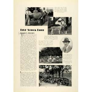  1931 Article Guernsey Jersey Livestock Cows Frank J. Hoen 